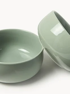 Westwing Collection Cuencos de porcelana Nessa, 4 uds.