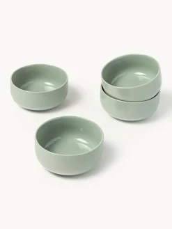 Westwing Collection Cuencos de porcelana Nessa, 4 uds.