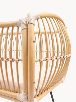 Niños Bermbach Cuna artesanal de ratán ajustable en altura Martha