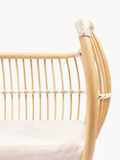 Niños Bermbach Cuna artesanal de ratán ajustable en altura Martha
