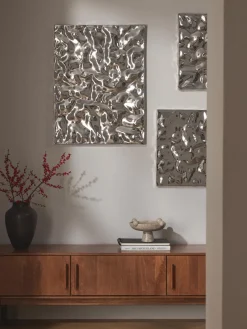 Westwing Collection Decoración de pared martillada Splash