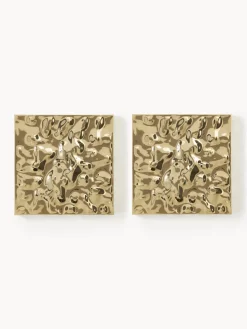 Westwing Collection Decoraciones de pared martillada Splash, 2 uds.