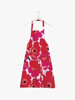 Marimekko Delantal de algodón Pieni Unikko