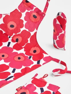 Marimekko Delantal de algodón Pieni Unikko