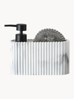 Andrea House Dispensador de líquido con esponja Holy, 2 pzas.