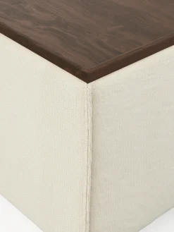 Westwing Collection Diván con espacio de almacenamiento Lennon^ Reposapiés|Sofás