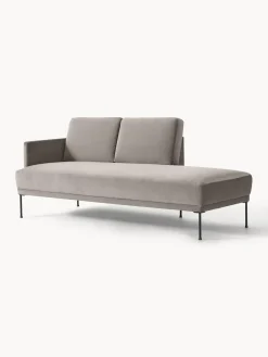 Westwing Collection Diván de terciopelo Fluente