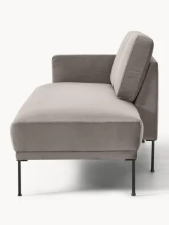 Westwing Collection Diván de terciopelo Fluente