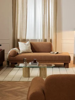 Westwing Collection Diván en tejido bouclé Lilo