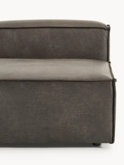 Westwing Collection Diván modular de cuero reciclado Lennon^ Sofás