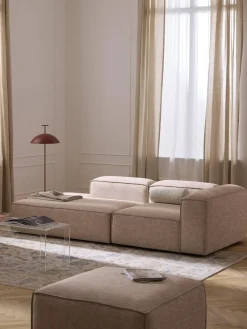 Westwing Collection Diván modular de mezcla de lino Lennon