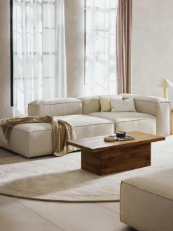 Westwing Collection Diván modular de mezcla de lino Lennon^ Sofás