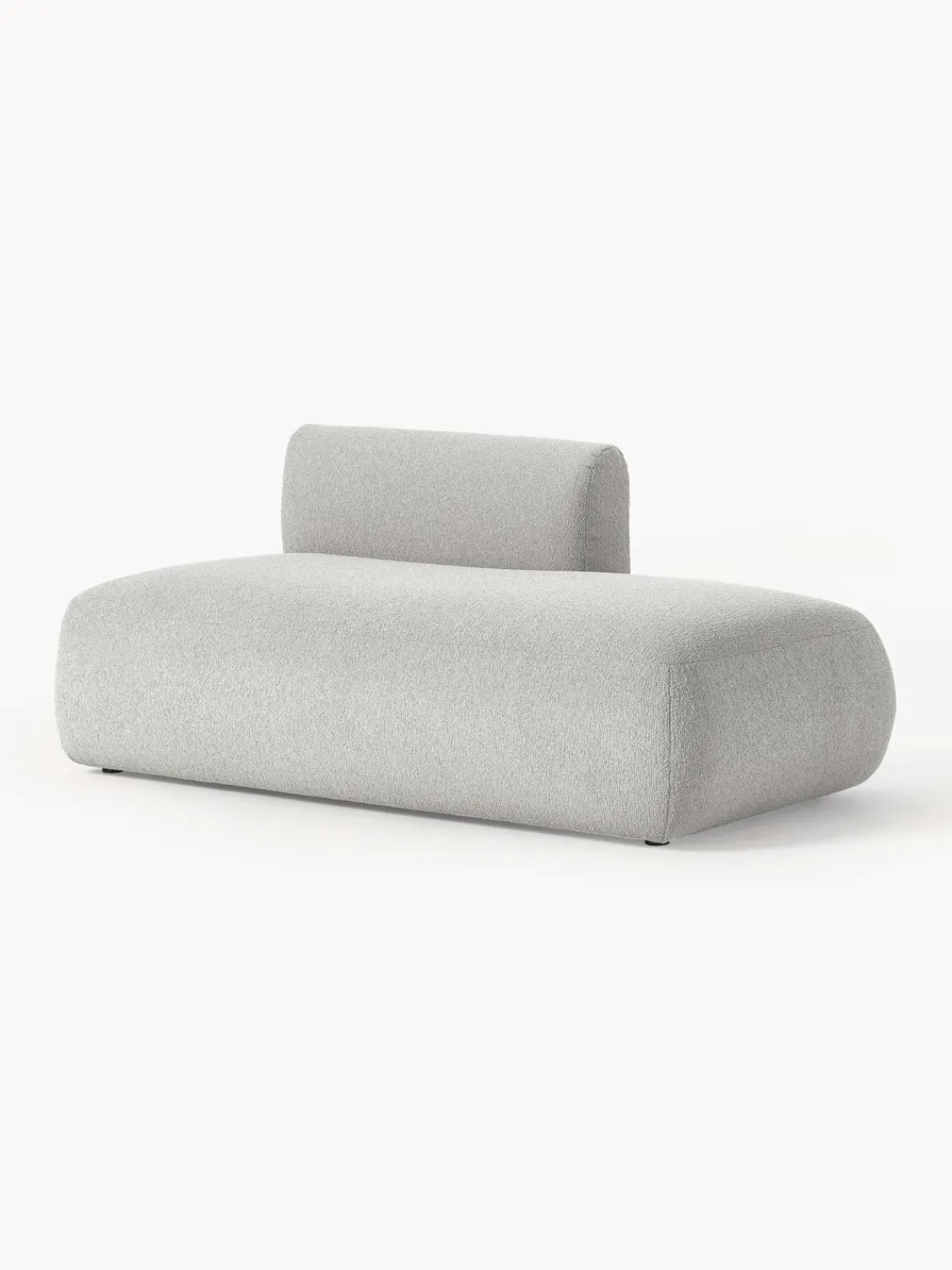 Westwing Collection Diván modular en tejido bouclé Sofia