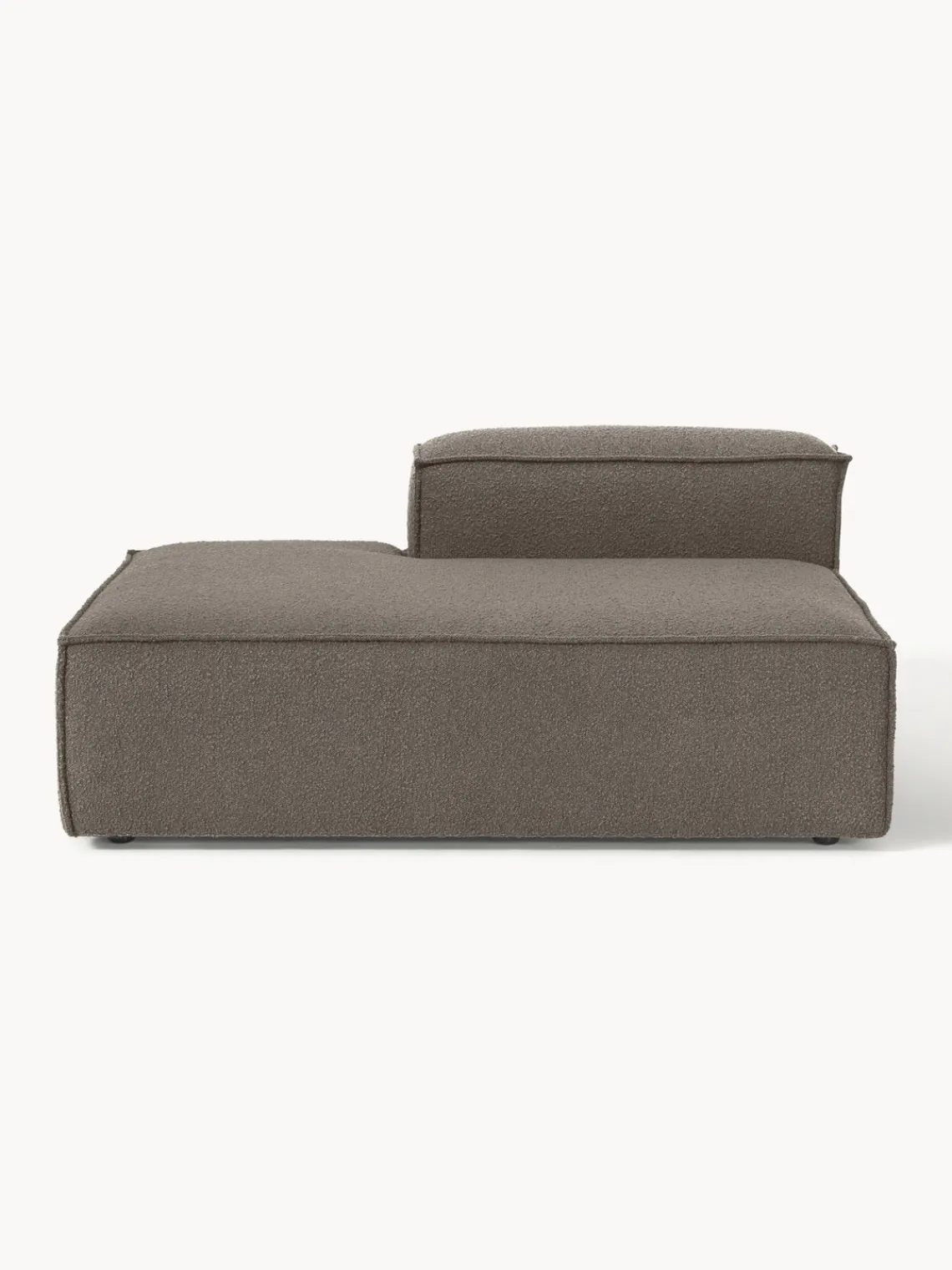 Westwing Collection Diván modular en tejido bouclé Lennon