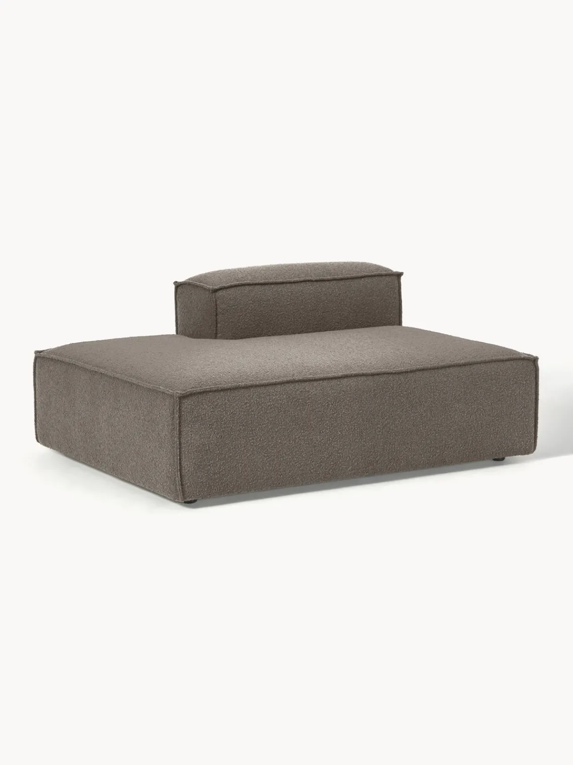 Westwing Collection Diván modular en tejido bouclé Lennon