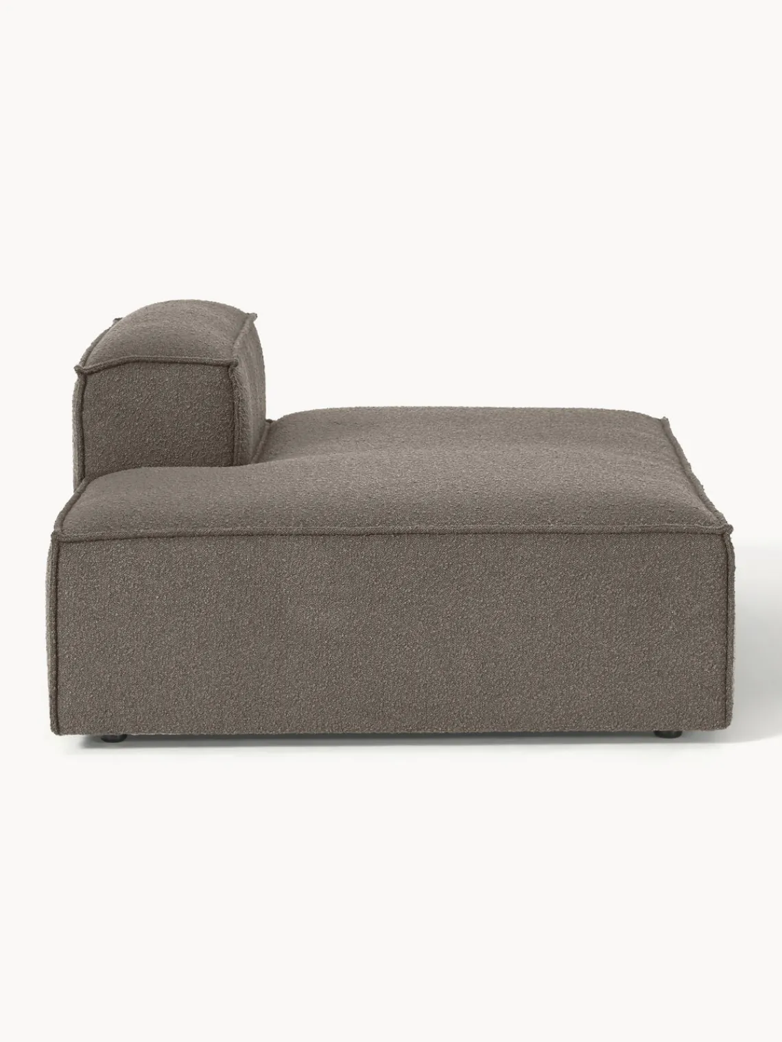 Westwing Collection Diván modular en tejido bouclé Lennon