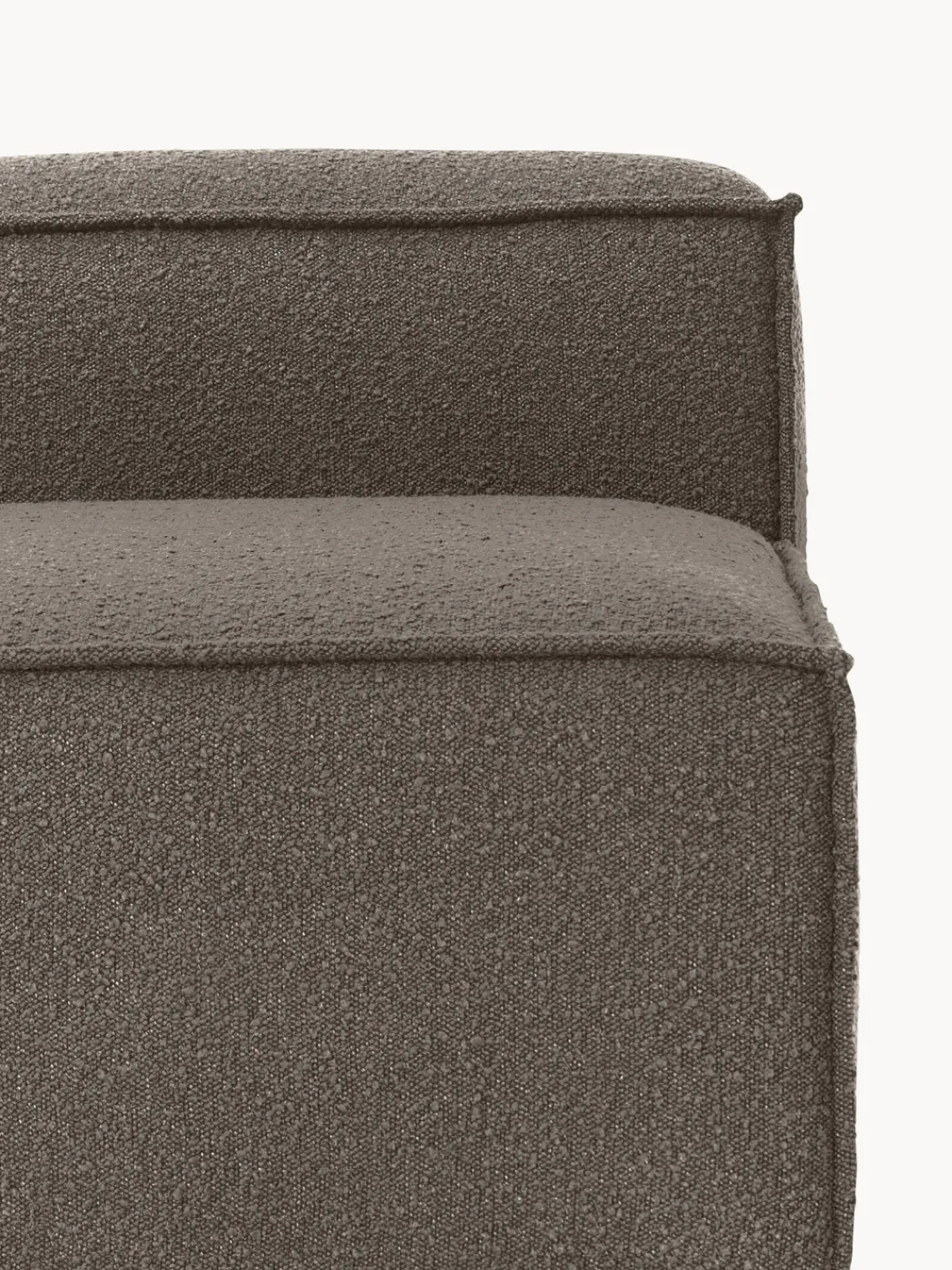 Westwing Collection Diván modular en tejido bouclé Lennon