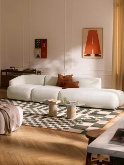 Westwing Collection Diván modular en tejido bouclé Sofia^ Sofás