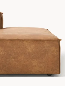 Westwing Collection Diván modular grande de cuero reciclado Lennon