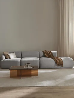 Westwing Collection Diván modular grande en tejido bouclé Sofia^ Sofás