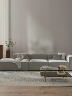 Westwing Collection Diván modular grande en tejido bouclé Lennon