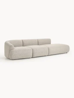 Westwing Collection Diván modular grande en tejido bouclé Sofia
