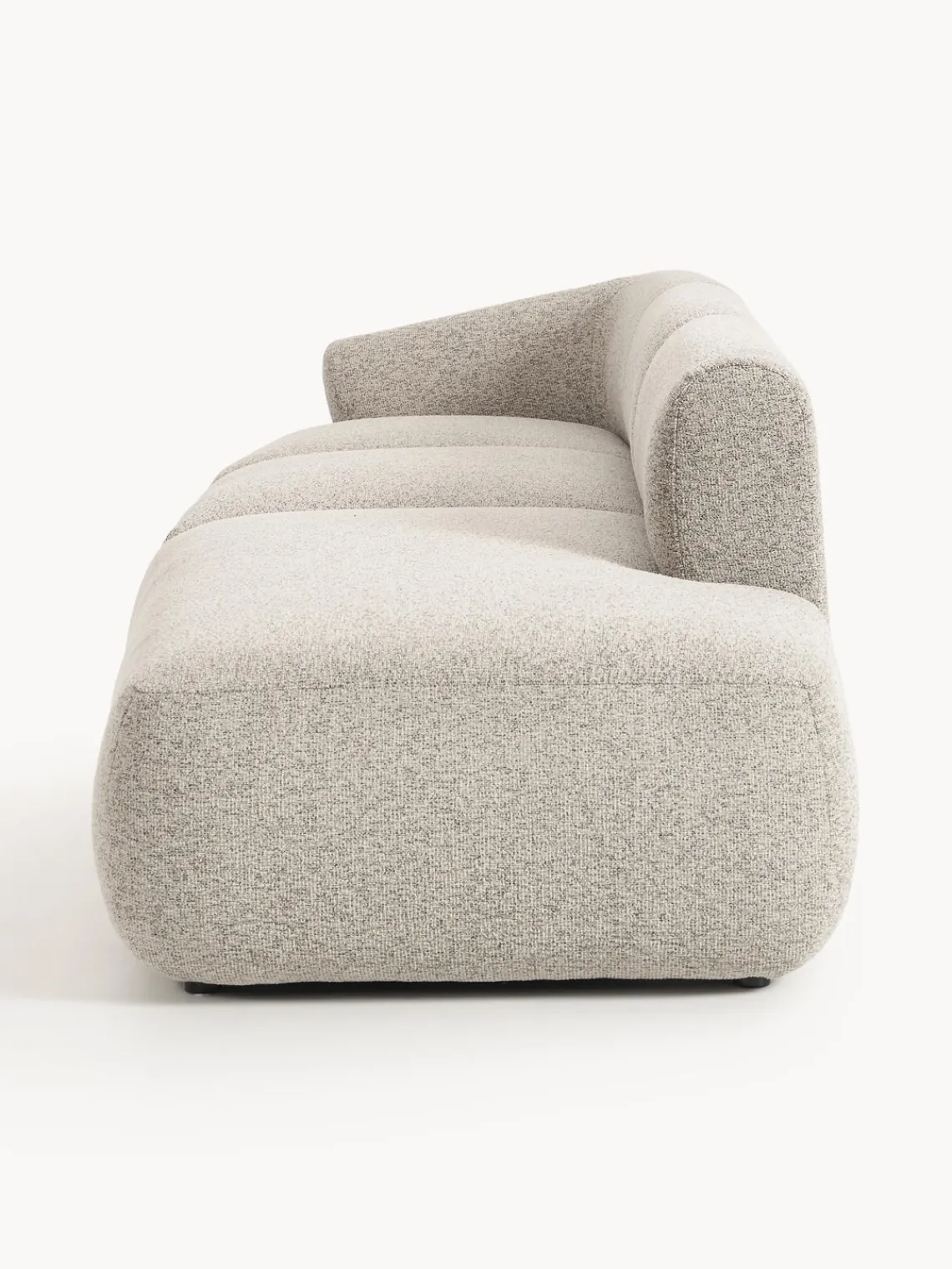 Westwing Collection Diván modular grande en tejido bouclé Sofia