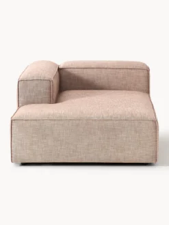 Westwing Collection Diván rinconero modular de mezcla de lino Lennon