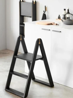 Gejst Escalera de madera de roble Reech^ Pufs Y Otomanos|Pufs Y Otomanos