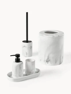 Westwing Collection Escobilla de baño en look mármol Kyle^ Escobillas De Baño|Jarrones