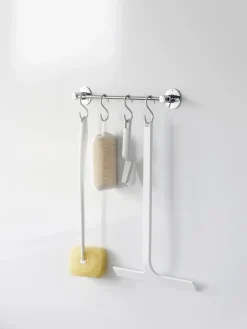 Yamazaki Escobilla de ducha magnética Tower^ Jarrones