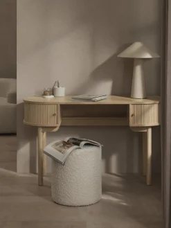 Westwing Collection Escritorio con frente acanalado Calary