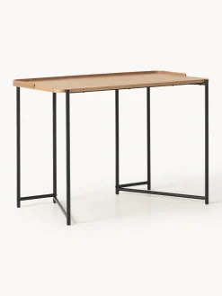 Westwing Collection Escritorio de madera de fresno Renee