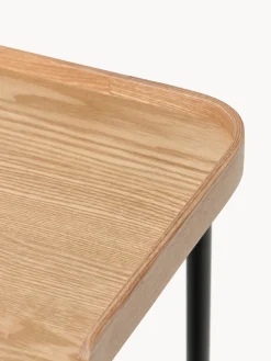 Westwing Collection Escritorio de madera de fresno Renee