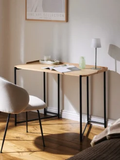 Westwing Collection Escritorio de madera de fresno Renee