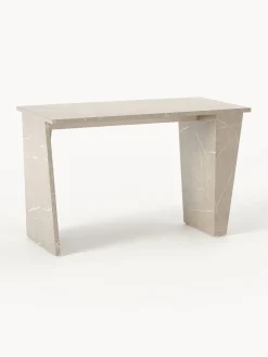 Westwing Collection Escritorio en look travertino Liam