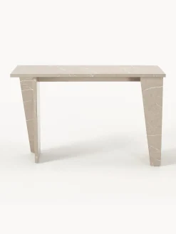 Westwing Collection Escritorio en look travertino Liam