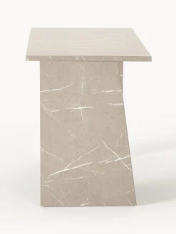 Westwing Collection Escritorio en look travertino Liam