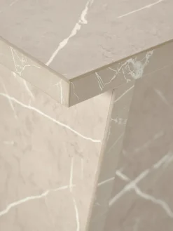 Westwing Collection Escritorio en look travertino Liam