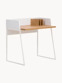 Escritorio pequeño con estante Camille^ Escritorios|Escritorios
