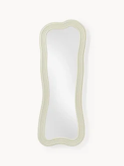 Westwing Collection Espejo de cuerpo entero con marco ondulado Cosimo