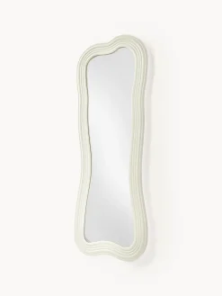 Westwing Collection Espejo de cuerpo entero con marco ondulado Cosimo