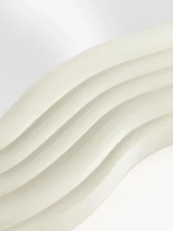 Westwing Collection Espejo de cuerpo entero con marco ondulado Cosimo