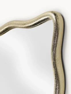 Westwing Collection Espejo de cuerpo entero de metal ondulado Reggie