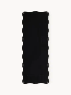 Westwing Collection Espejo de cuerpo entero de metal ondulado Reggie