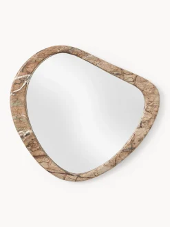 Westwing Collection Espejo de pared con marco de mármol Meringue^ Jarrones|Decoración