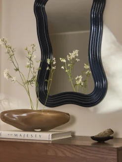 Westwing Collection Espejo de pared con marco ondulado Cosimo^ Jarrones|Espejos De Pared