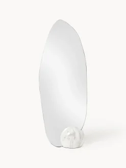 Westwing Collection Espejo de pie con base en look mármol Bonita^ Espejos De Cuerpo Entero|Espejos De Pie