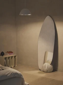 Westwing Collection Espejo de pie con base en look mármol Bonita^ Espejos De Cuerpo Entero|Espejos De Pie