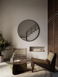 Vanita&Casa Espejo Foggy Round 80^ Espejos De Pared|Espejos De Pared